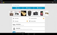 Uno screenshot dell'App di eBay per Android