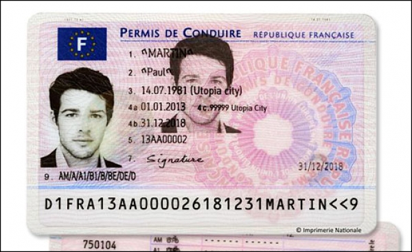 La nuova patente di guida in Francia è una smartcard dotata di NFC.
